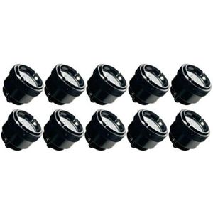 10 STKS Hoge Precisie Zilver Gecoate Mini Pinda Prisma's Met Metalen Behuizingen, for De Vervanging Van Total Station Meting