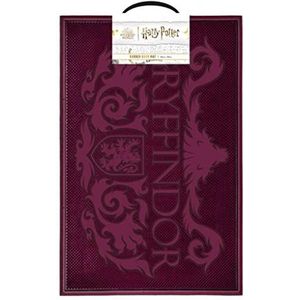 Harry Potter Deurmat (Gryffindor Design) 40cm x 60cm rubberen mat, geschenken voor vrouwen geschenken voor mannen - officiële merchandise