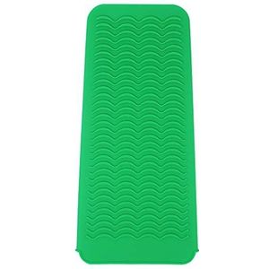 Krultang Siliconen Mat Hittebestendige Krultang Pouch Haar Stijltang Pad Hot Hair Tool, Groen