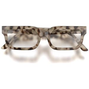 London Mole® Icy leesbril | Coole rechthoekige lezers | Heren dames unisex | Veer scharnieren