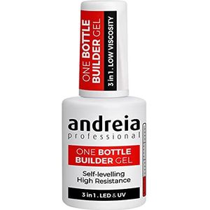 Andreia Professional Gel Builder Nagelconstructie - Trifasisch 3 in 1 - LED en UV - One Bottle Builder - Zacht Wit 14ml