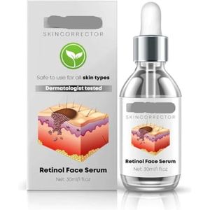 Retinol gezichtsserum, anti-aging, donkere vlekverwijdering, hydraterend en verstevigend serum voor een helderdere, gladdere huid (3 stuks)