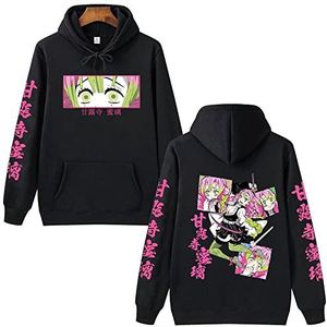 MDEM Demon Slayer Hashira Kanroji Mitsuri Anime Hoodie Man Vrouw Harajuku Truien Tops Lange Mouwen Streetwear-stijl6||M