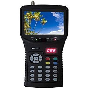 Satellietzoeker HD Satellietzoeker Digitaal Met 4.3inch Lcd-scherm KPT-255G Signaalmeter Detectorontvanger