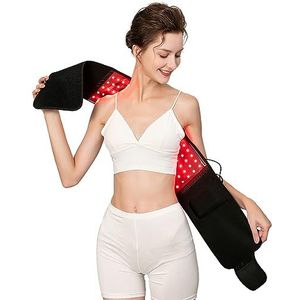 USUIE Red Light Therapy Belt, Infrared Light Therapy Wrap Red Light Therapy Device for Body with Timer for Back Shoulder Waist Muscle Pain Relief for Gift Women Men Gift