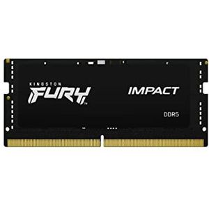 Kingston FURY Impact PnP 32 GB 5600MT/s DDR5 CL40 SODIMM Notebook Gaming Geheugen Enkele Module - KF556S40IB-32
