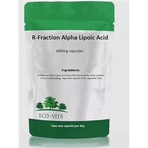 ECO-VITS R-Fractie Alpha Liponzuur 600mg 60 Capsules
