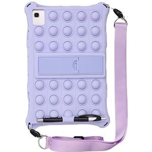 Compatibel Met Teclast T40 T40S M40 Plus Pro 10.4 ""2021 Case Soft Silicon Kids Cover T40 5G T50 Anti-Fall Phablet Stand Cases(Color:Purple,Size:For Teclast T40s 2023)