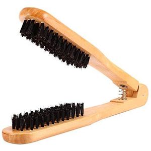 Xuxinsheng Friseurkamm, dubbele borsten, verhoogde haarborstel, antistatische glans, haarglittergereedschap