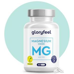 Magnesium from magnesium oxide - 760mg, including 400mg elemental magnesium per serving - Supports muscle function & energy metabolism* - Lab-tested, vegan & made in Germany without additives