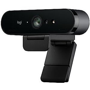 Logitech Brio Ultra HD webcam voor videoconferenties, opnemen en streamen