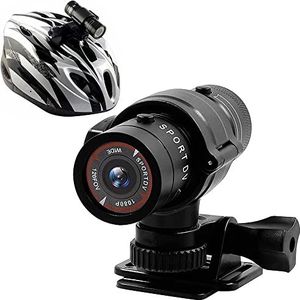 Hangang Actiecamera 1080P Mini Waterdichte Sport Helm Camera Full HD Motorbike Montain Helm Actie Camera Video DVR AVI Video Camcorder 32 GB TF-kaart Ideaal voor Klimmen Rijden Skiën