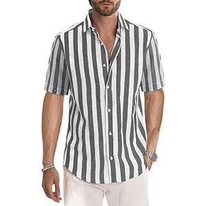 Mens Hawaiian Shirt Men'S Hawaiian Shirt Summer Casual Short-Sleeved T-Shirt Seaside Holiday Beach Short-Sleeved Shirt