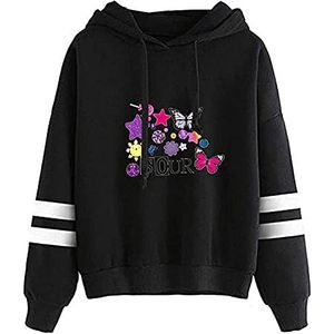 Nesthome Olivia Sour Rodrigo Merch Fashion Hoodies Casual Sweatshirt Unisex Anime Sweatshirts, zwart 1, S