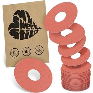 MySweetStitch - 25 x KatheterPatch, Katheterplakker met sterke hechting, Infusiepleister voor insulinepomp-infusieset (bijv. MiniMed, T:slim en Medtronic Guardian), Koraal