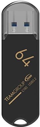 PENDRIVE 64GB USB3-1 TEAMGROUP C183 zwart