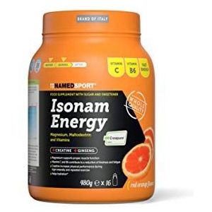 Sportdrank - NAMEDSPORT Isonam Energy - 480 gram - Sinaasappel