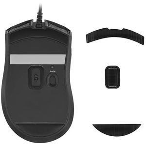 kwmobile muis voeten sticker compatibel met Razer Mamba Elite Wired - Computermuis glijder - Stickers in zwart