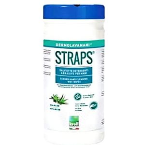 RucCosmetics Dermolavamani® Handreinigingsdoekjes, 80 doeken, dermatologisch getest, effectief voor het verwijderen van oliën, lijm, frisse kleuren, lak, inkt