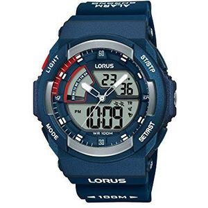 Lorus horloge man plastic digitale siliconen riem r2325mx9 sport