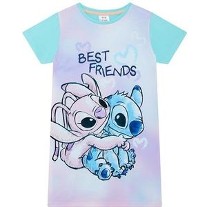 Disney Lilo & Stitch Meisjes Nightie/Nachthemd 5-14 jaar, Paars Short, 5-6 jaar