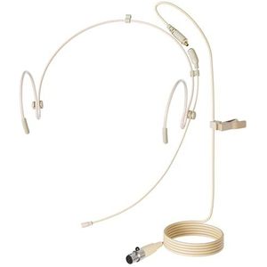 J K Pro Earhook Headset Hoofdgedragen Microfoon MIC-J 071S Compatibel met Shure Draadloos Systeem - Mini XLR TA4F Afneembare Kabel