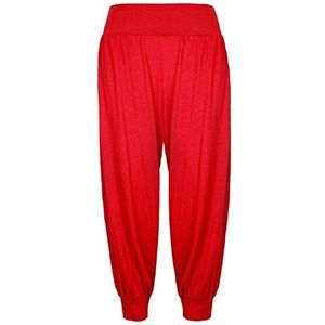 Kinderbroek, meisjes, danskleding, harem Ali Baba, baggy-broek, leeftijd 7-8, 9-10, 11-12 en 13, Rood, 9-10 jaar