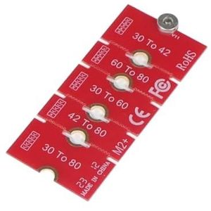 JMT NGFF NVME M2 M2PLUS 2230 naar 2280 Adapterkaart 2230, 2242, 2260, 2280 Extended Transfer Lange Formaatverandering voor M.2 U.2 M3 M.3 SSD (1 stuk)