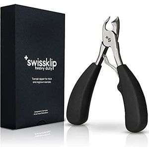 Swissklip Heavy Duty teennagelknipper voor senioren dikke teennagels I Professionele nagelknipper voor ingegroeide teennagel I teennagelknipper voor dikke nagels I nagelsnijder als teennagelknipper (1 stuk)