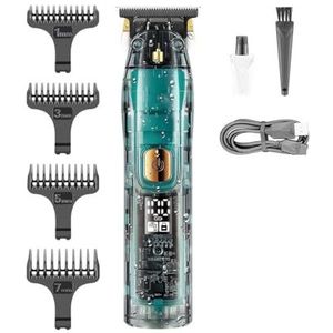 Tondeuses voor mannen, tondeuse draadloze haarsnijmachine elektrische tondeuse kapper kapsel IPX7 waterdicht nul snijmachine