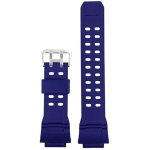 Siliconen Rubber Horlogeband Fit for Casio G Shock GW9400 GW 9300 G-9200 Camouflage Kleur Band Waterdicht heren Armband accessoires(Color:A-Dark Blue)