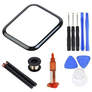 Uticon Scherm Reparatie Kit Compatibel met Apple Watch 2/3/4/5,38/40/42/44mm Out Front LCD Glas Screen Vervanging Gereedschap zoals getoond Voor Apple Watch 44mm (Serie 4)