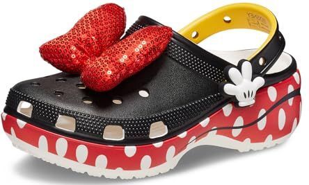 Crocs - Minnie Mouse Classic Platform - Klompen - Wit - Kunststof
