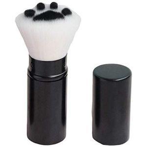 Make-upborstel, Losse poederborstel make-up, Leuke kattenpoot intrekbare borstel, Draagbare Blush borstel zacht, Multifunctionele cosmetische gezichtsborstels, Cosmetische borstels voor stichting, Leuk cadeau voor vrouwen meisjes