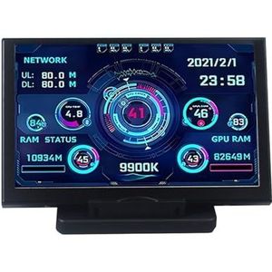 STBQHG 5 inch 800x480 LCD Monitoren Display USB Display Sub-scherm met Ademhaling Licht