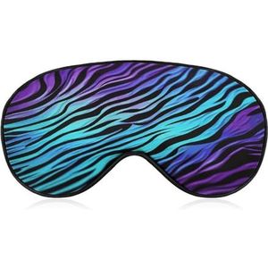 Slaapmasker, oogmasker voor dames en heren, oogmaskers om te slapen, paars, blauw, groen, camouflage, zebrastrepen, bedrukt, voor reizen en slapen, lichtgewicht, verstelbare schouderbanden