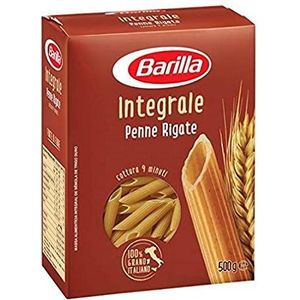 Pasta Barilla penne rigate integrali volkoren Italiaanse noedels 500 g