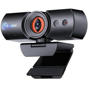 NexiGo HelloCam Pro, Webcam met Windows Hello, 1080P 60FPS Autofocus, Echte Privacy, Automatische Elektronische Sluiter, Computer Camera, Microfoon, Gezichtsverfraaiing