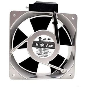 LMNCBVYA 200V Inverter Server Fan with Double Ball Bearings for Efficient Heat Dissipation 109-602 160mm Axial Fan -