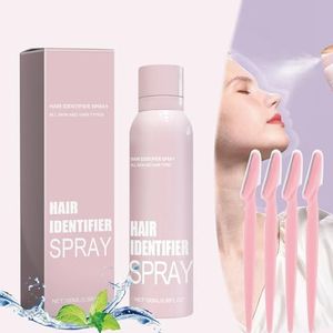 Dermaplaning Haaridentificatiespray voor gezichtsscheren, hydraterend en huidverzorging, 1 stuk