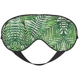 Bananenblad Groen Slaap Eye Mas Bijgewerkt Ontwerp Licht Blokkerende Night Eye Blinder Mannen Vrouwen Shift Werk Reizen