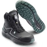Brynje Green Way Low Boot S3 SRC Werkschoen Flexibele, lichte en duurzame veiligheidsschoen met BOA® Fit-systeem, zwart, 42 EU