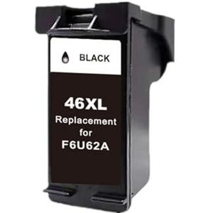 Compatibele 46XL vervangende inktcartridge for 46 inktcartridges for de D-eskjet 2020 2520hc inkjetprinter(1Pack BK)