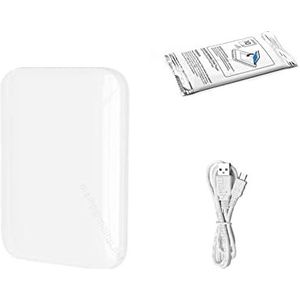 Draagbare Printer, MIni Photo Printer Foto AR Machine printer Mobiele telefoon Inktloze BT Draagbare Kleur Smartphonephoto DIY(With 10 paper set)