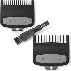 Set x2 Reservekam voor Professionele Haarscharen 1.5+3mm Compatibel met trimmer Wahl Knipperkams voor Trimmer Reserveonderdelen Kappersaccessoire voor Heren Tondeusekam x2 Haarsnijgereedschap Kammen