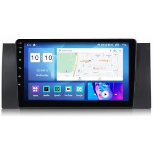 9 inch touch screen multimedia speler bluetooth autoradio voor BMW X5 1999-2006 Android 12.0 Car Stereo gebouwd carautoplay ondersteuning stuurwielbediening wifi 4g gps navigatie (Size : 8+WIFI+4G 2G