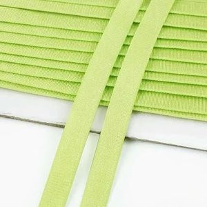 10 mm elastische ondergoedband voor het naaien van badpakriemen, rubberen lint, schouderband, bh-notitieboek, stretchtape, doe-het-zelfaccessoires - avocadogroen - 10