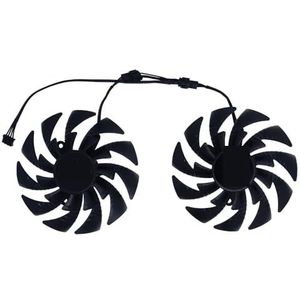 2 stuks GPU VGA-koeler, grafische kaartventilator, PLD10015B12H voor MLLSE voor RTX 3070 8GB gaming voor RTX3070 8G(DIY Type B)