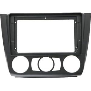 Radio Frame Geschikt for BMW 1-serie E81 E82 E87 E88 2008-2012 Autoradio Fascias Installatie Dash Frame 2 Din Paneel DVD Gps Mp5 Android Speler Trim Handig(Manual)