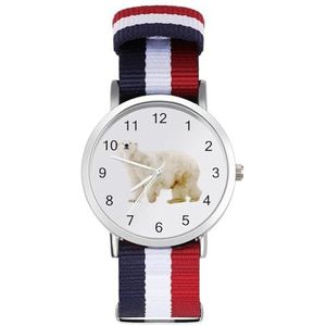 Polar Bear Automatisch Horloge voor Mannen Vrouwen Mode Quartz Horloge Armband Polshorloge voor Thuiskantoor